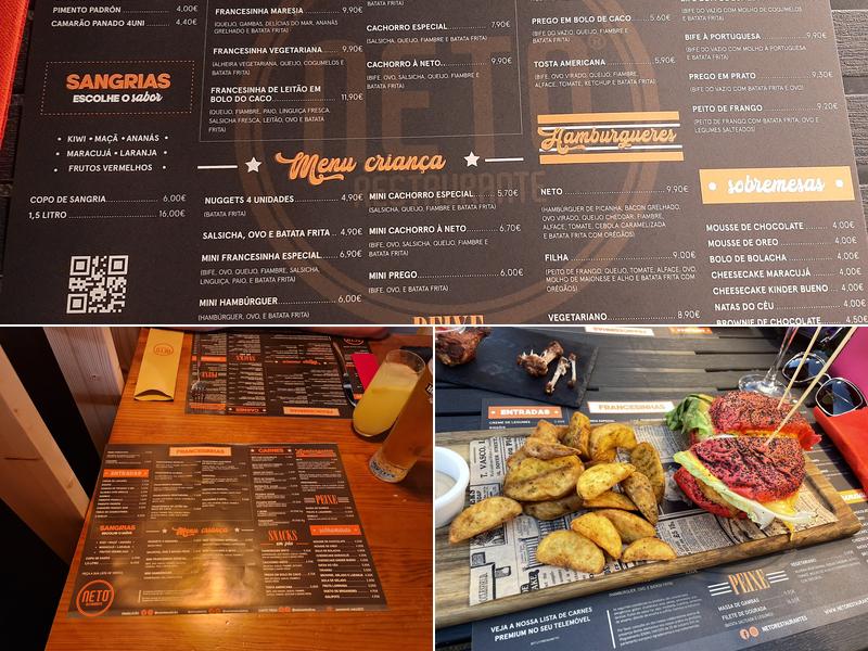Neto Restaurante (Neto Santo Tirso) Menu