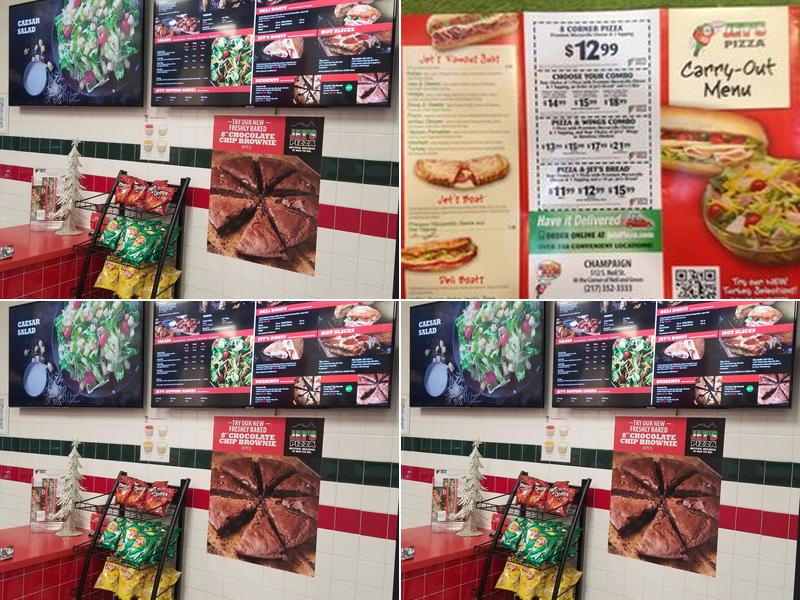 Jet's Pizza Menu