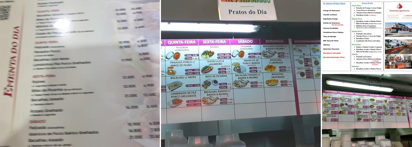 Rotunda Luminosa Menu