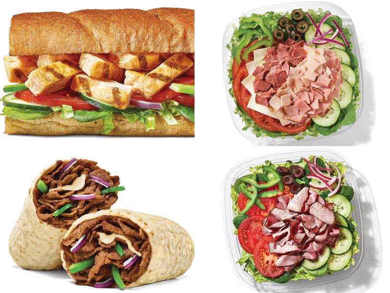 Subway Menu