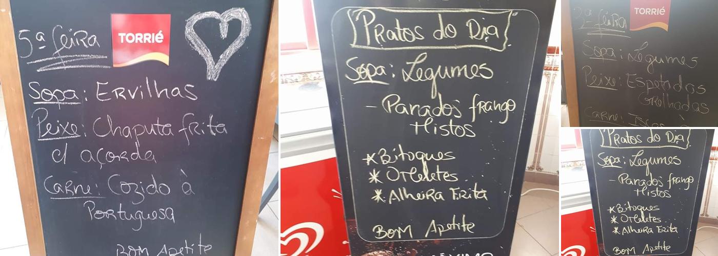 Café Incêndio Menu