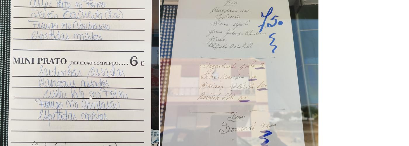 Restaurante Estar Contigo (O Fragateiro) Menu