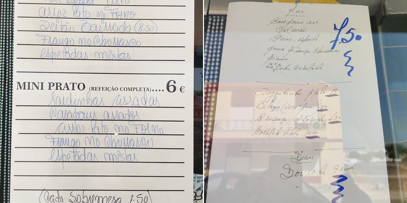 Restaurante Estar Contigo (O Fragateiro) Menu