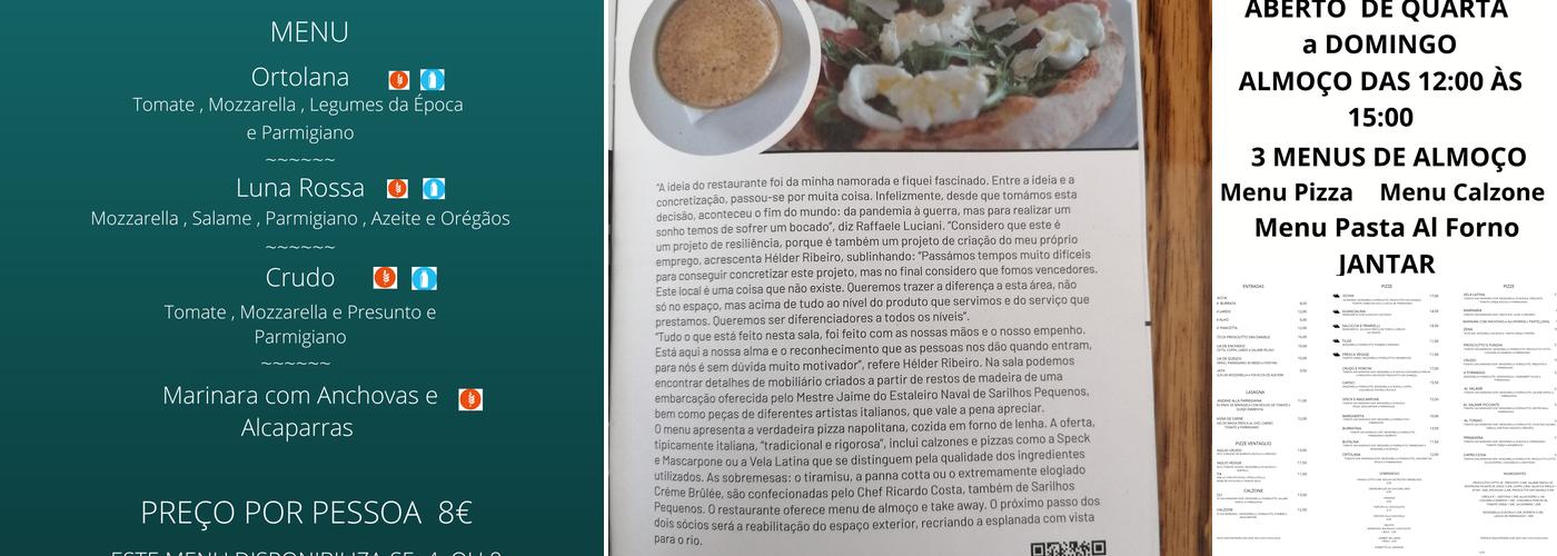 Pizzaria Vela Latina Menu