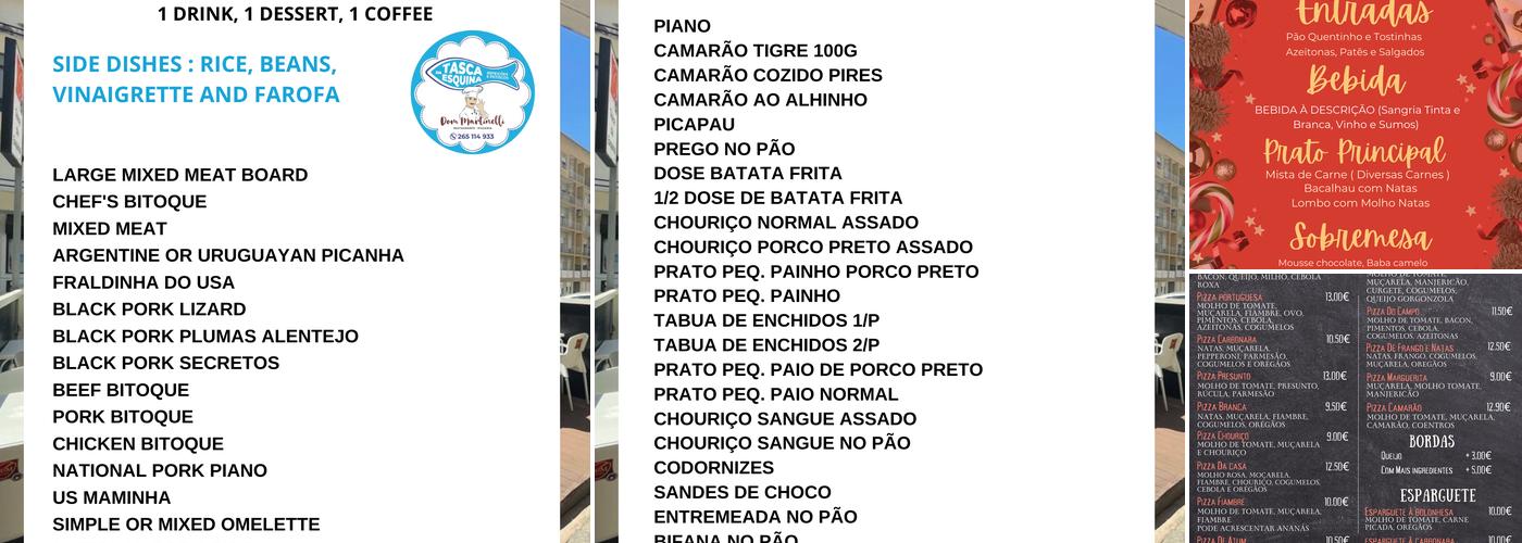 Tasca da Esquina (Tasca da Esquina Setubal) Menu
