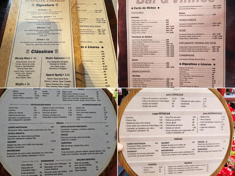 Sem Horas Menu