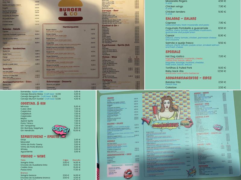 Burger & Co Menu