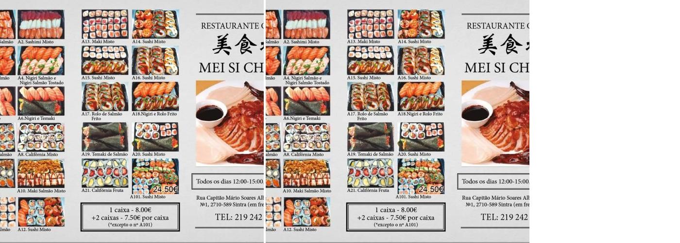 Mei Si Cheng - Restaurante Chinês Menu