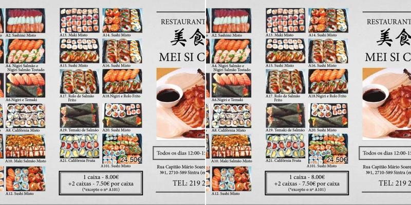 Mei Si Cheng - Restaurante Chinês Menu