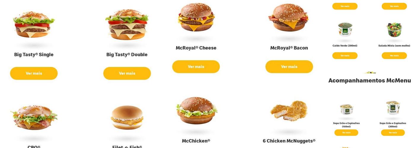 McDonald's Mercês (McDonald's - Mercês) Menu