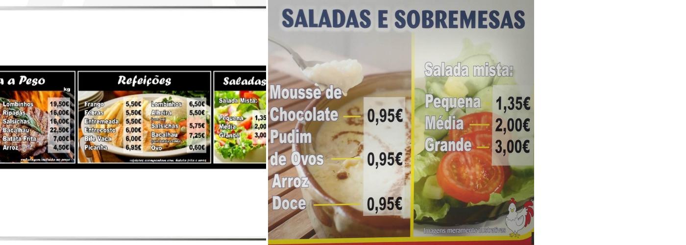 Grelhados do Cotão Menu