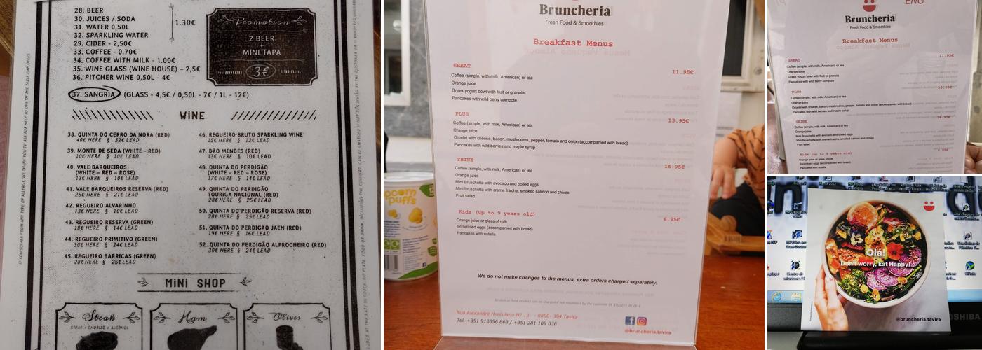 Bruncheria - Fresh Food & Smoothies Menu