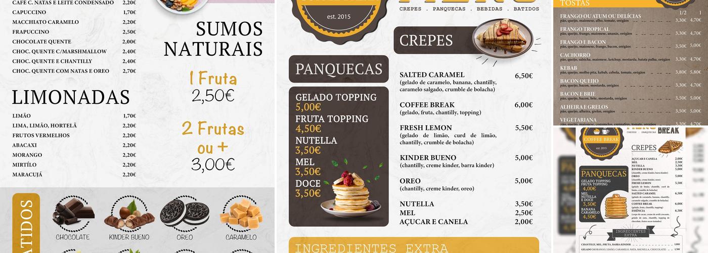 Coffee Break Menu