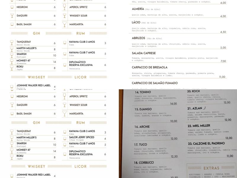 O Bom, o Mau e o Pizzeiro Menu