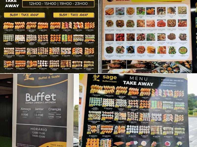 Sage Buffet & sushi Menu