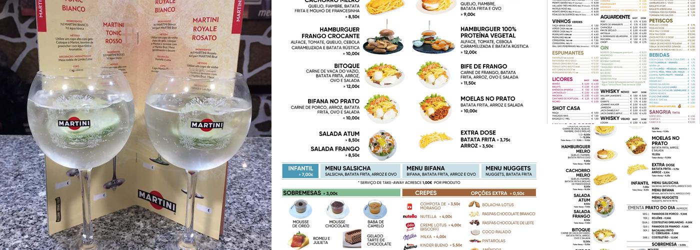 Café Melro Bar Menu