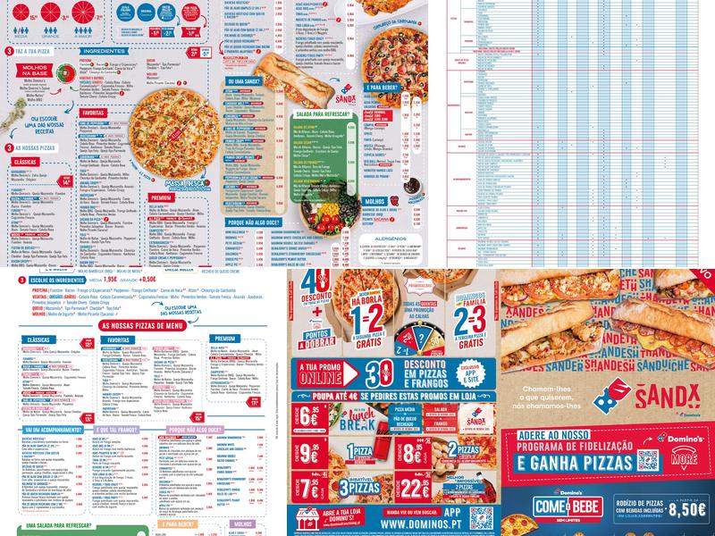 Domino's Pizza Vila do Conde Menu