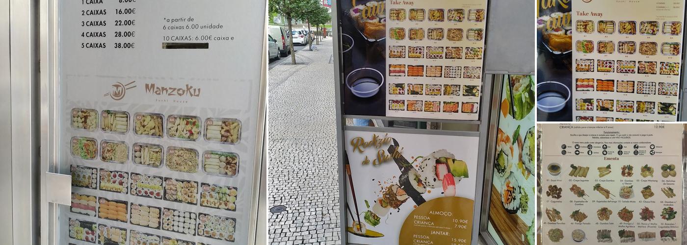 Manzoku Sushi House Menu