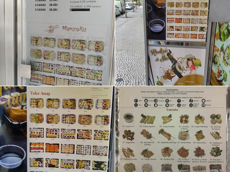 Manzoku Sushi House Menu