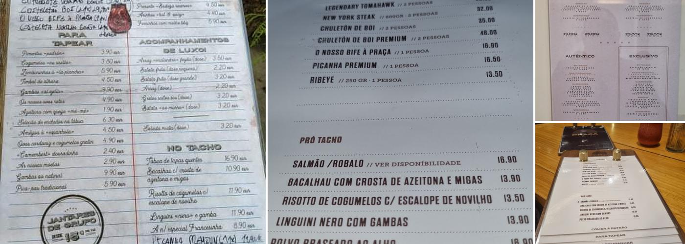 Praça Menu