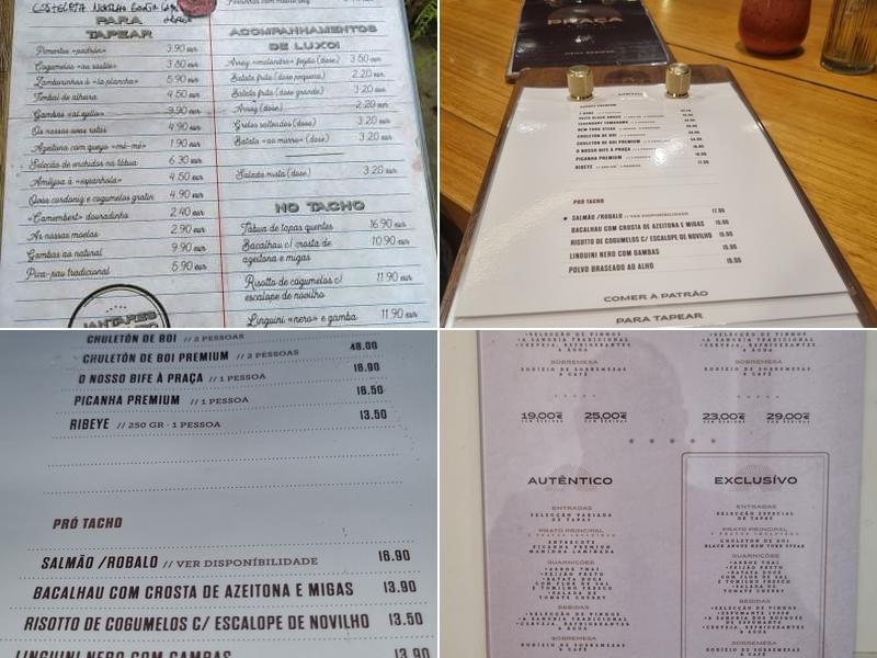 Praça Menu