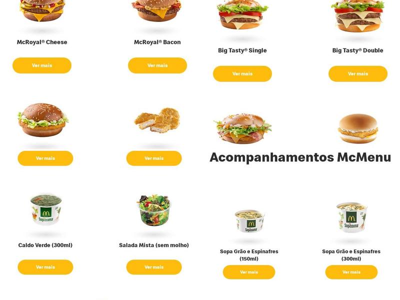 McDonald's Menu