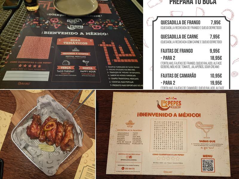 Los Pepes Menu