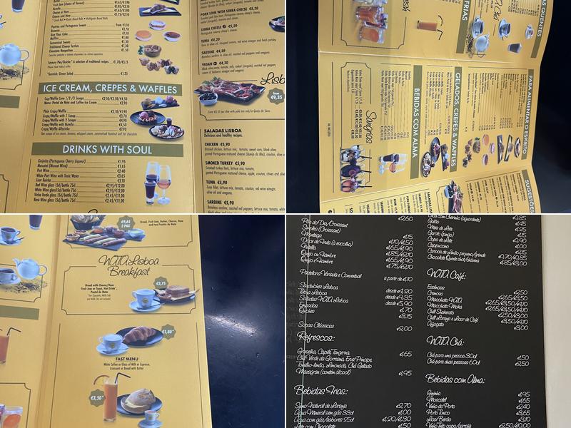 Nata Lisboa, Famalicão Menu