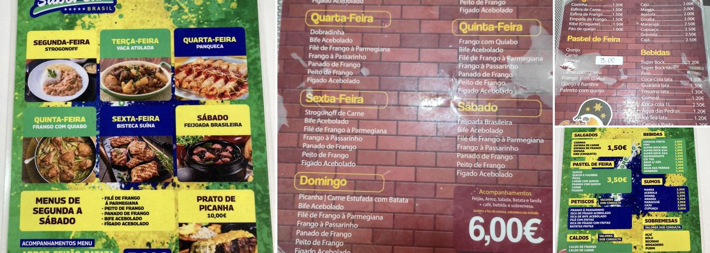 Caju Potiguar Menu