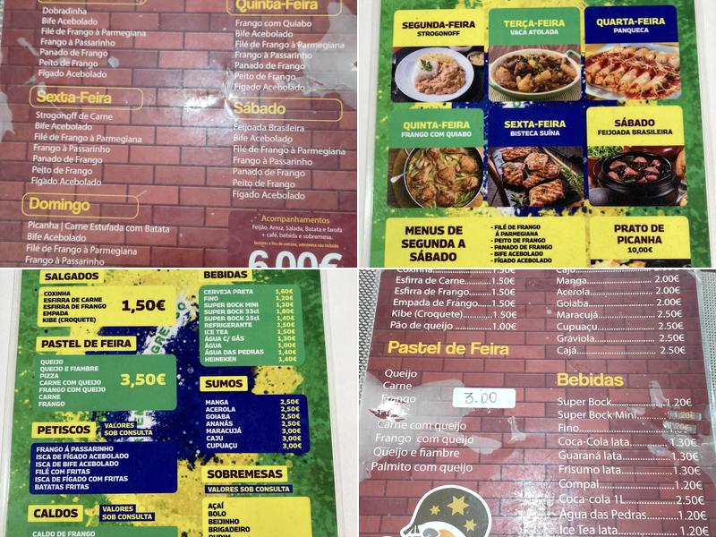 Caju Potiguar Menu