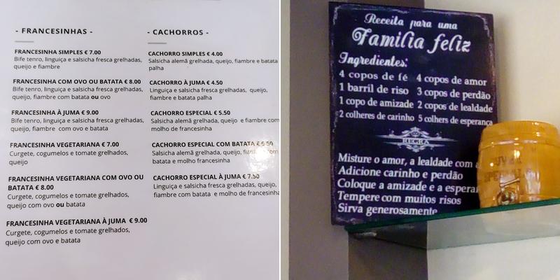 JumaCaffé Menu