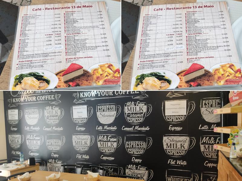 Café de Maio Menu