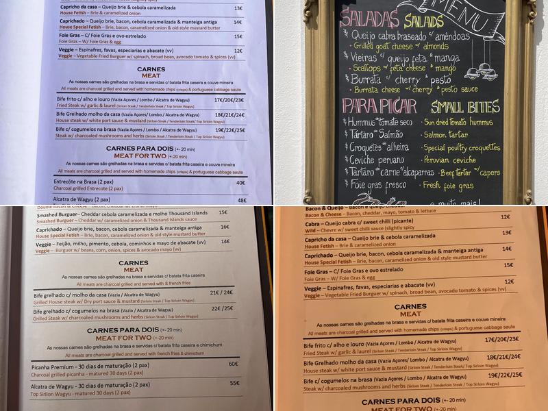 Ritual Menu