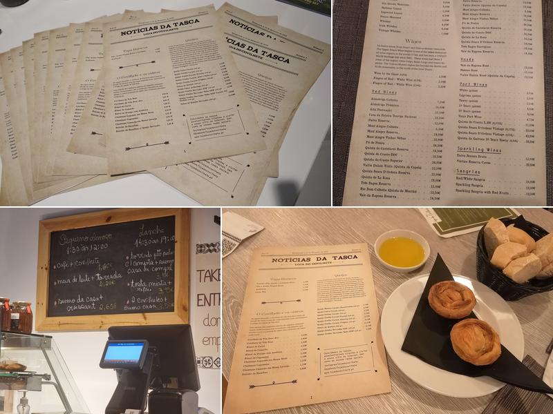 Loja do Covilhete Menu