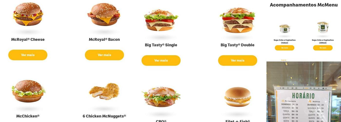 McDonald's (McDonald's - Viseu Drive) Menu