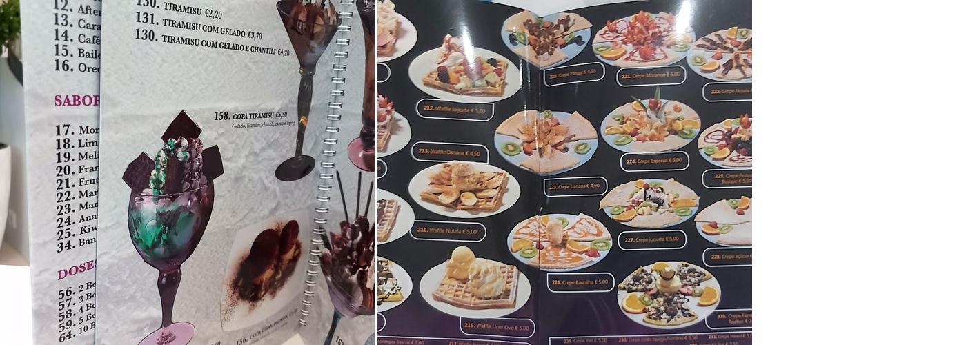 Gelataria Tre Santi Menu