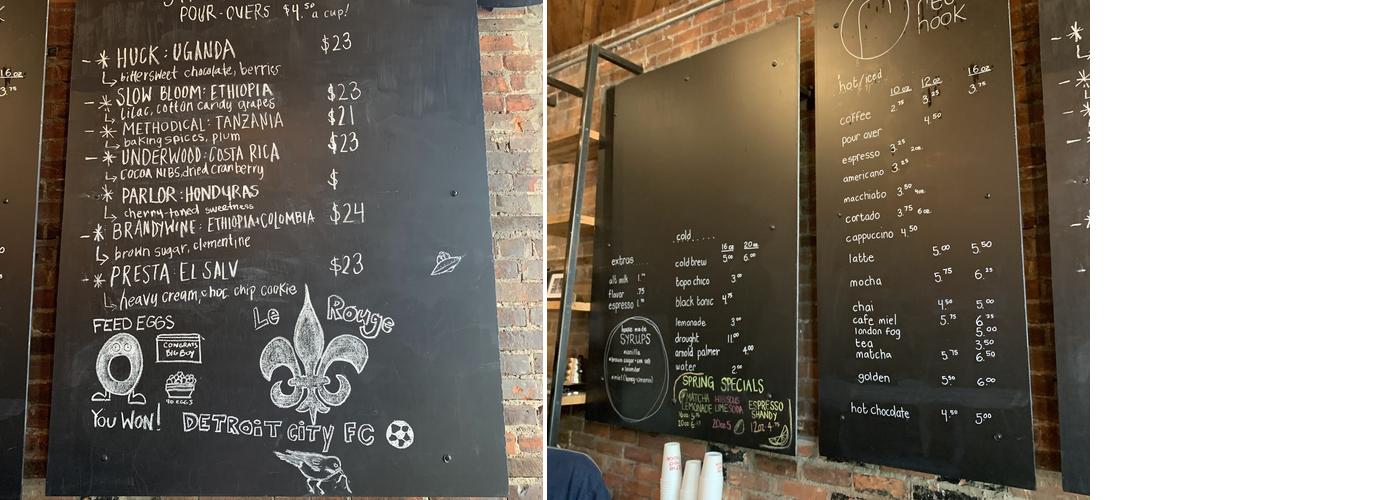 The Red Hook-Midtown Menu