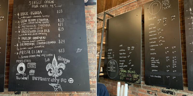 The Red Hook-Midtown Menu