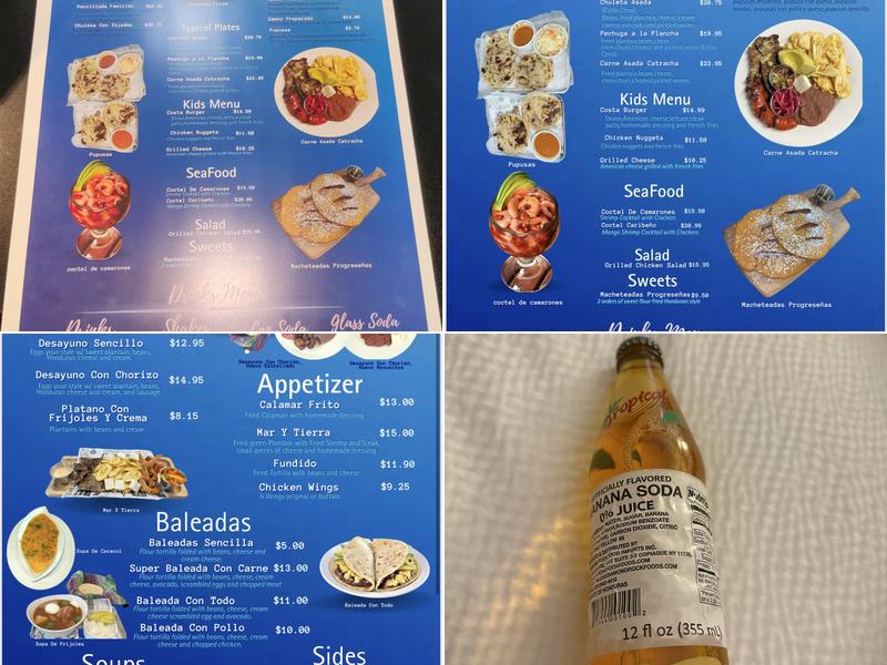 504 Honduran Cuisine Menu
