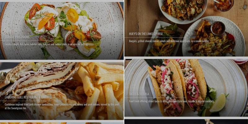 The Nest Rooftop Bar at Wild Dunes Menu