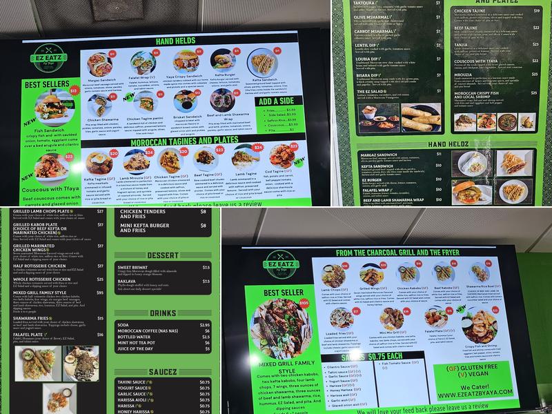 EZ Eatz by Yaya Menu