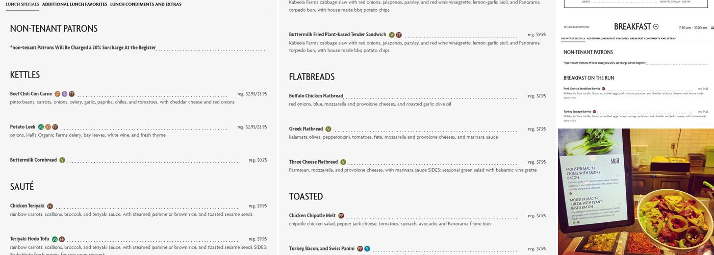 Cafe bon appetit Menu