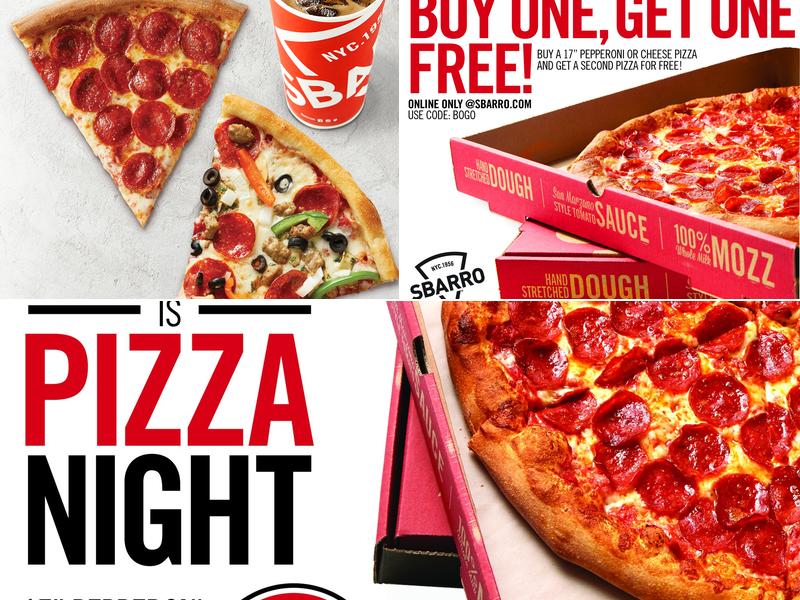 Sbarro Menu