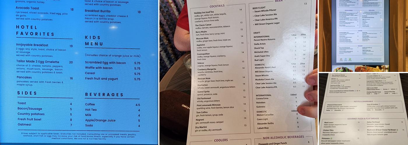 Bistro YYZ & Patio Menu