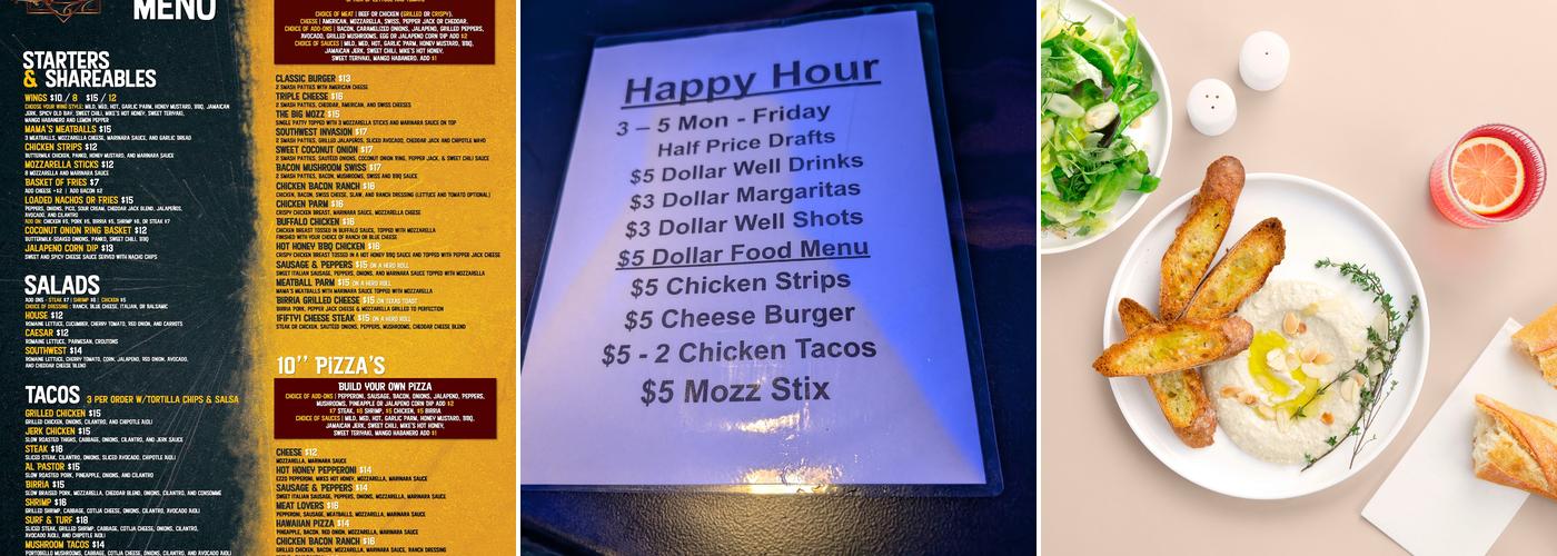 1 Fifty 1 Bar & Grill Menu
