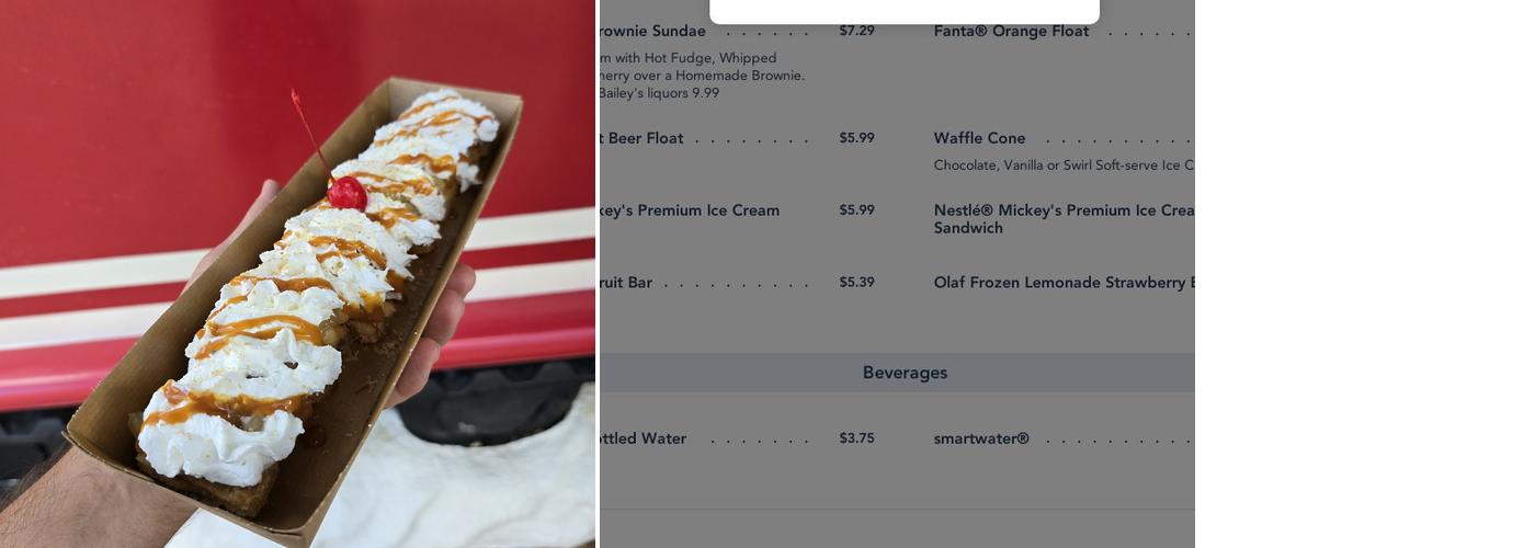 I.C Expeditions Menu