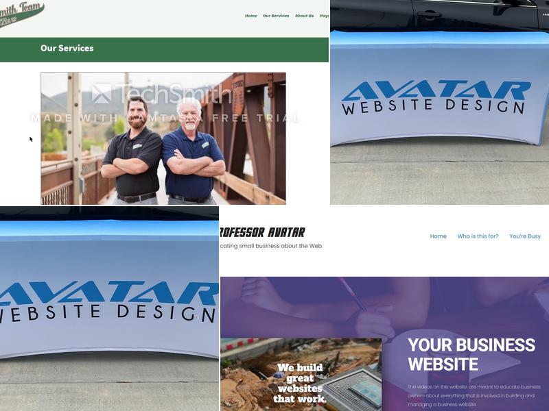 Avatar Website Design