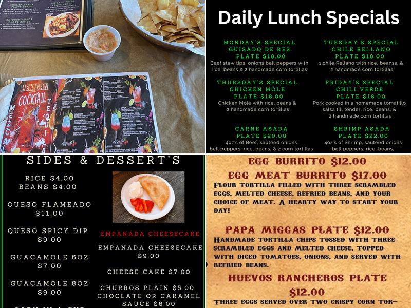 Taco Loco Bigfork Menu