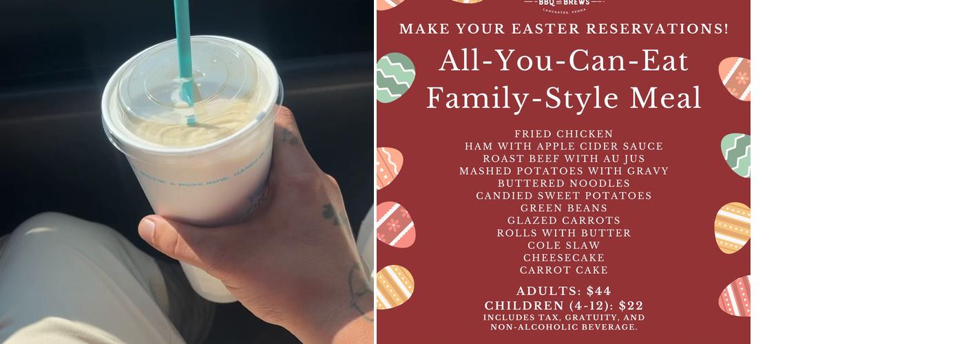 Plain & Fancy Restaurant - Family Style for Large Groups Only Menu