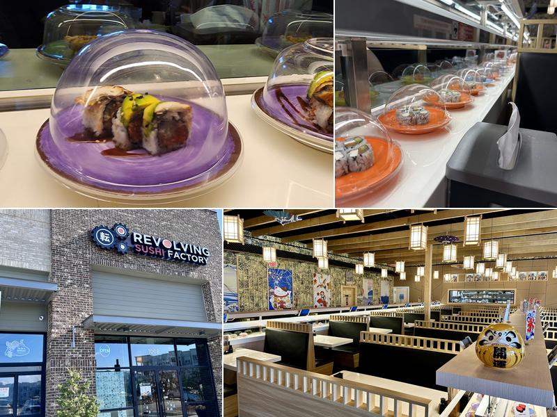 Revolving Sushi Factory 2660 Mall of Georgia Blvd #100b, Buford
